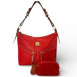 Dooney & Bourke Mary Hobo, Cosmetic Bag and Key Chain Tag